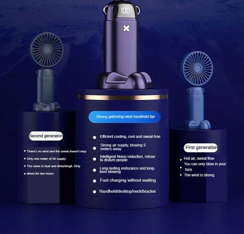 PocketZephyr Pro: Handheld Mini Fan