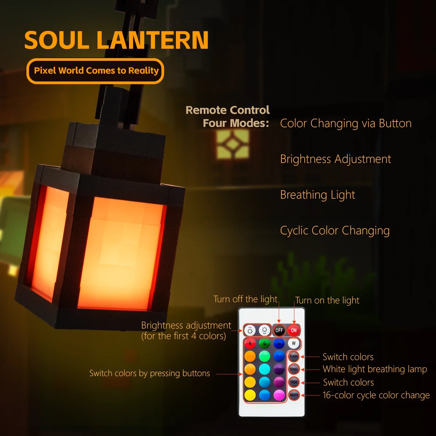 Pixel Style Portable Lantern